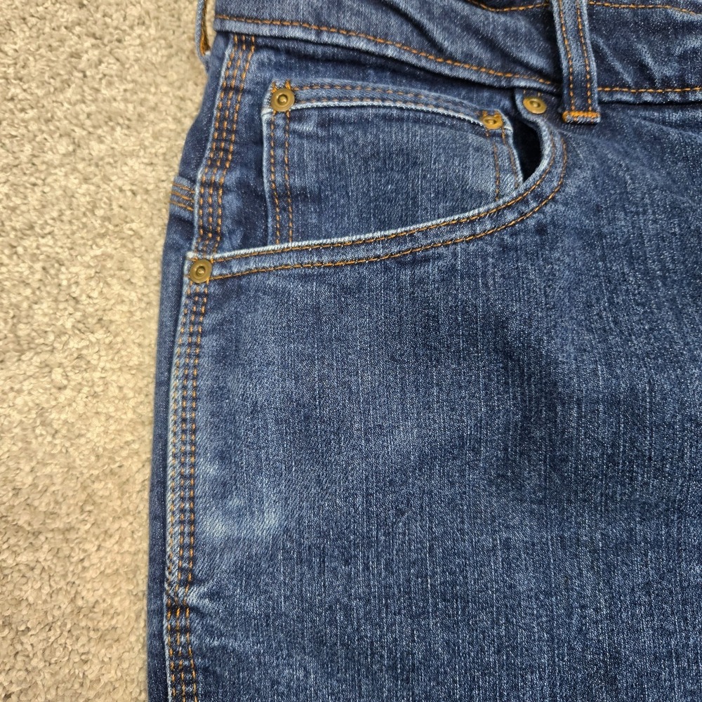 Origin Maine Jeans Men's 38x28 Blue Bootcut USA MADE distressed stretch - Picture 8 of 15